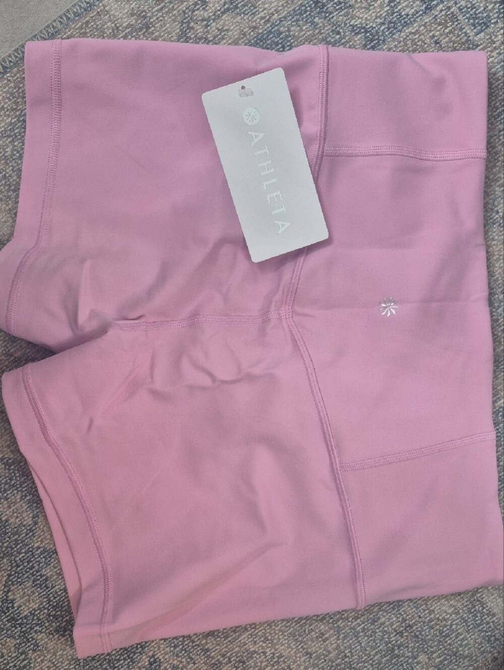 Athleta Pink Athletic Shorts - Picture 4 of 4
